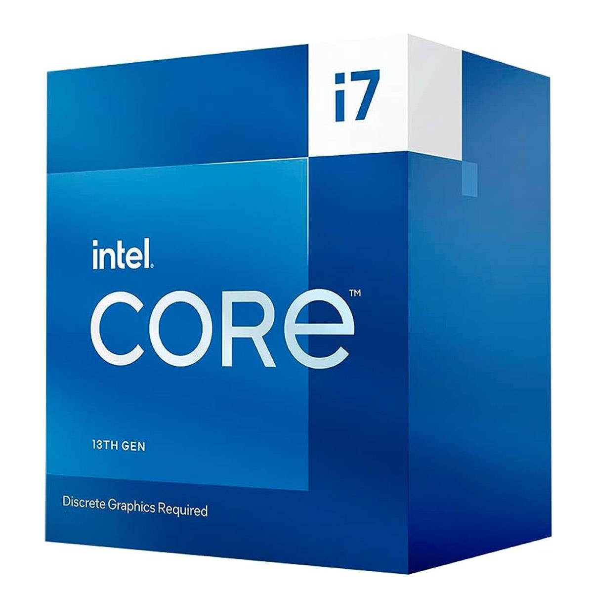 Processador Intel Core I7-13700F, 16-Core, 24-Threads, 2.1Ghz (5.2Ghz Turbo), Cache 24Mb, LGA1700, BX8071513700F