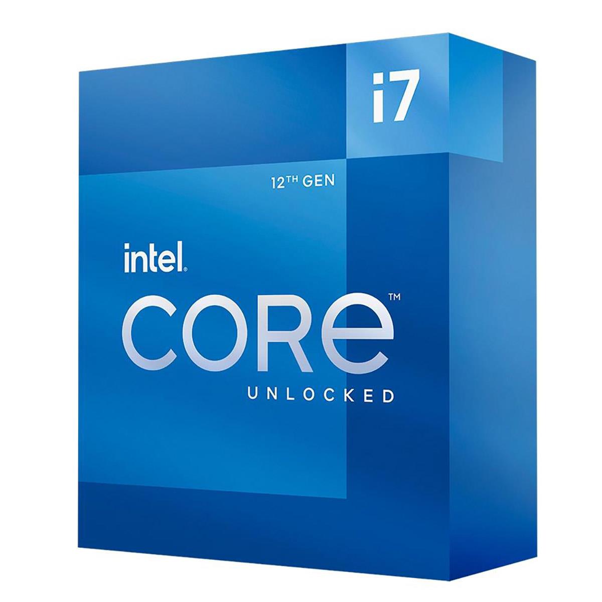 Processador Intel Core I7-12700K, 12-Core, 20-Threads, 3.6Ghz (5.0Ghz Turbo), Cache 25Mb, LGA1700, BX8071512700K