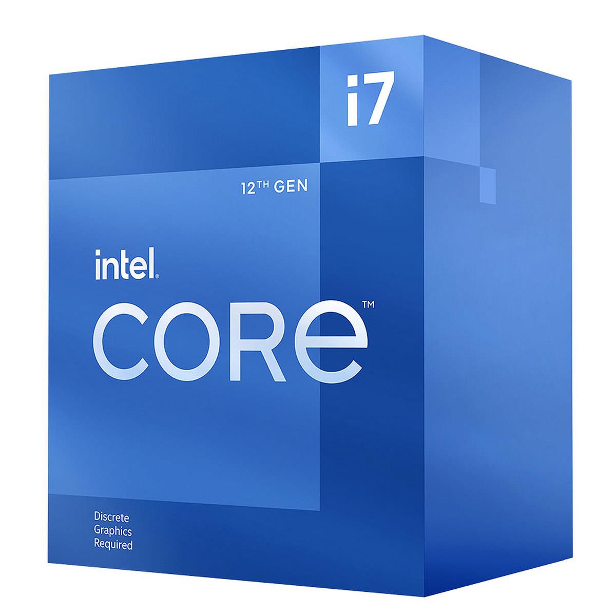 Processador Intel Core I7-12700F, 12-Core, 20-Threads, 2.1Ghz (4.9Ghz Turbo), Cache 25Mb, LGA1700, BX8071512700F
