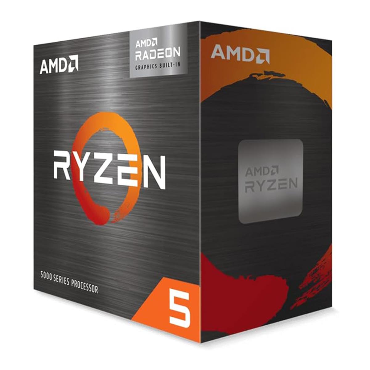 Processador AMD Ryzen 5 5600G, 6-Core, 12-Threads, 3.9Ghz (4.4Ghz Turbo), Cache 19Mb, AM4, 100-100000252BOX