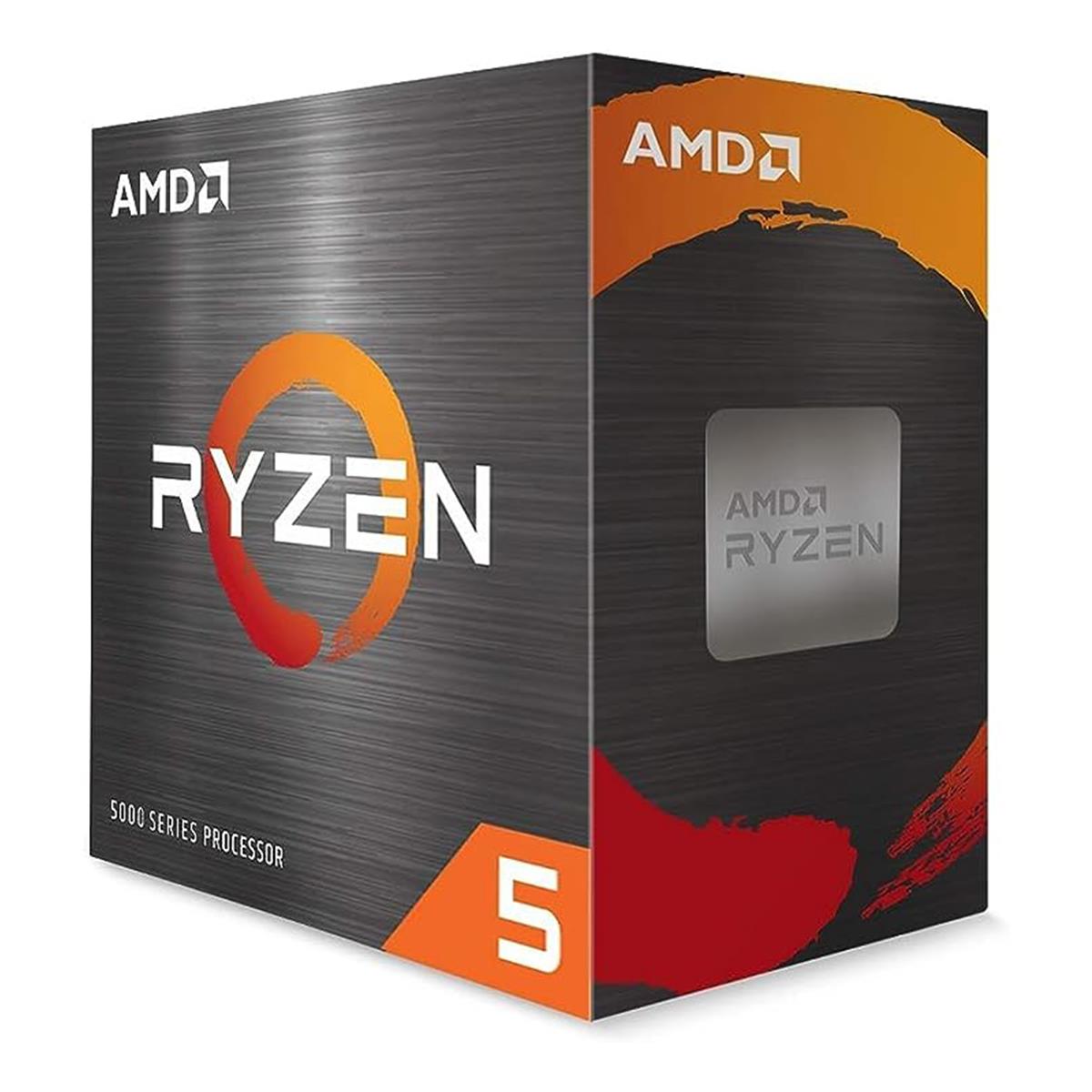 Processador AMD Ryzen 5 5600X, 6-Core, 12-Threads, 3.7Ghz (4.6Ghz Turbo), Cache 35Mb, AM4, 100-100000065BOX