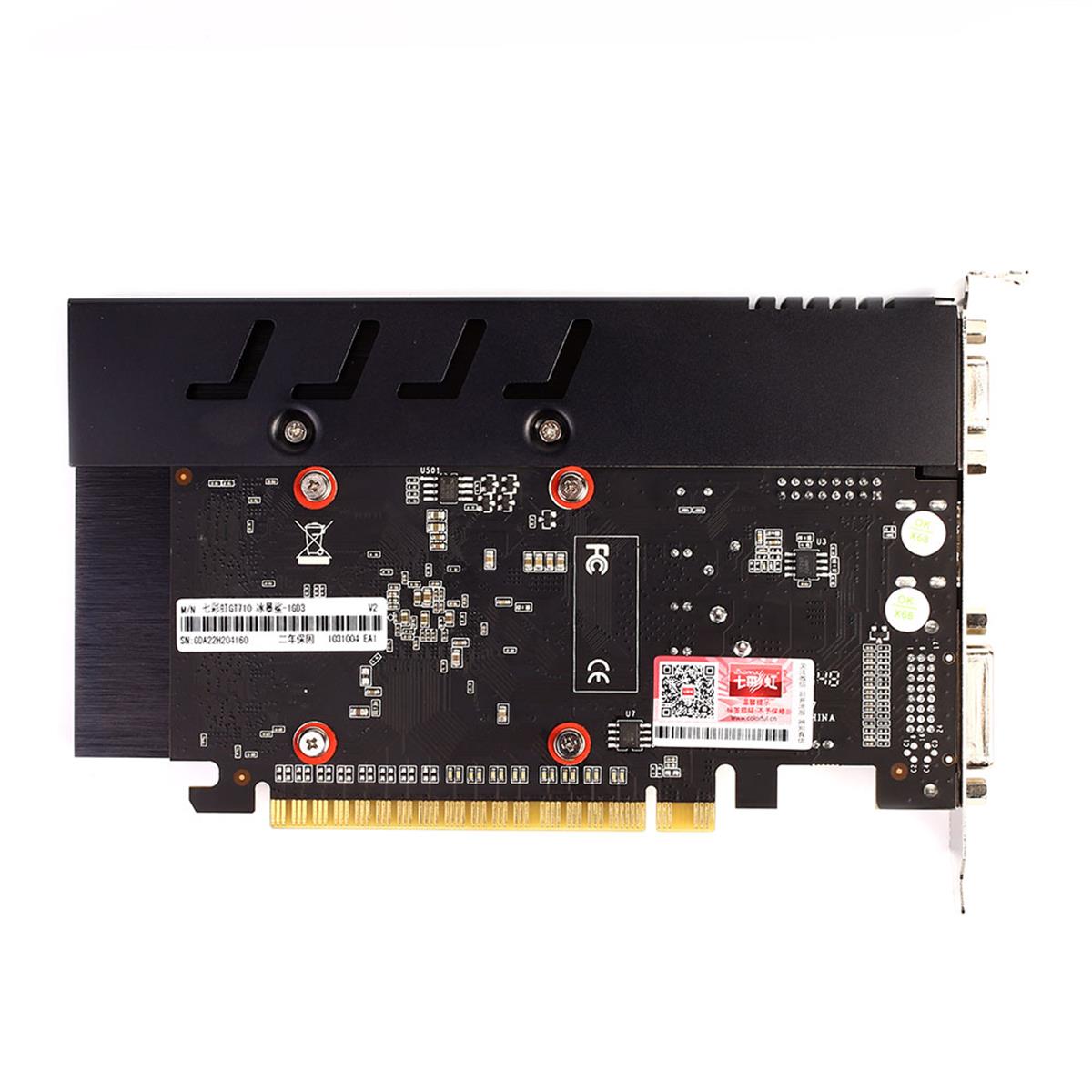 Placa de Vídeo Colorful GeForce GT 710 V2.0 1GB GDDR3 64Bit - G-C710 NF 1G