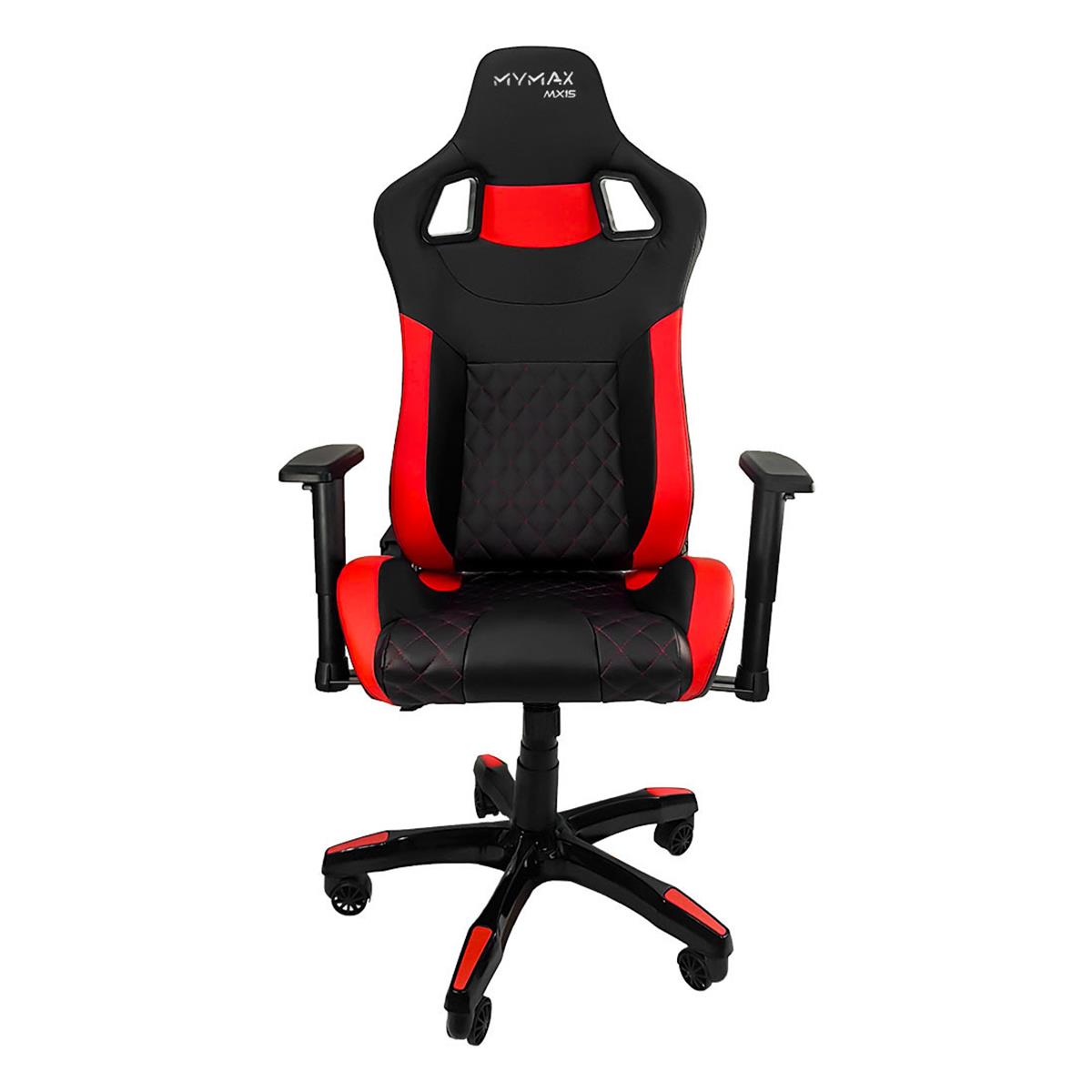 Cadeira Gamer MX15 Giratoria Preto/Vermelho