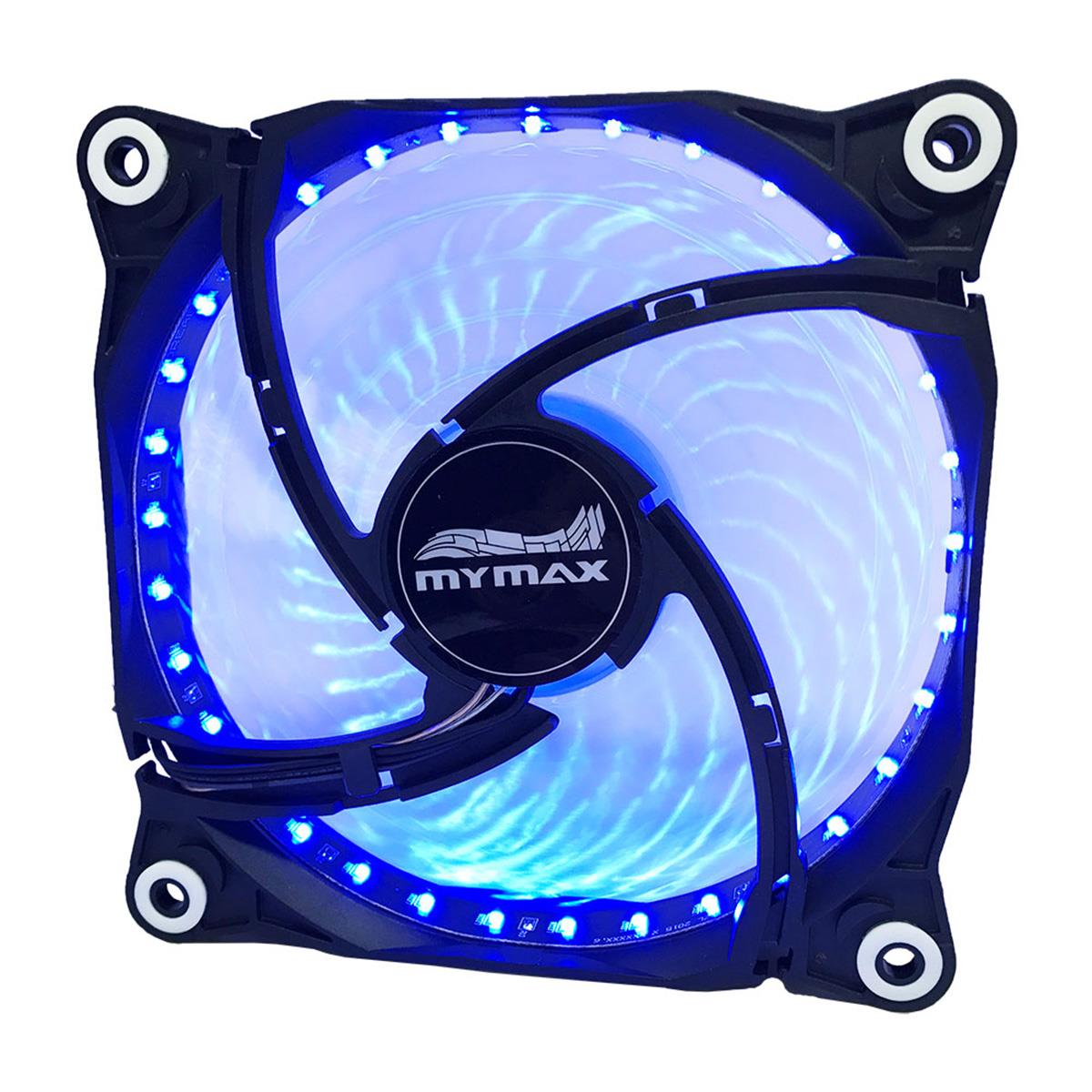 Cooler Fan 120mm Storm II - Preto LED Azul MYMAX